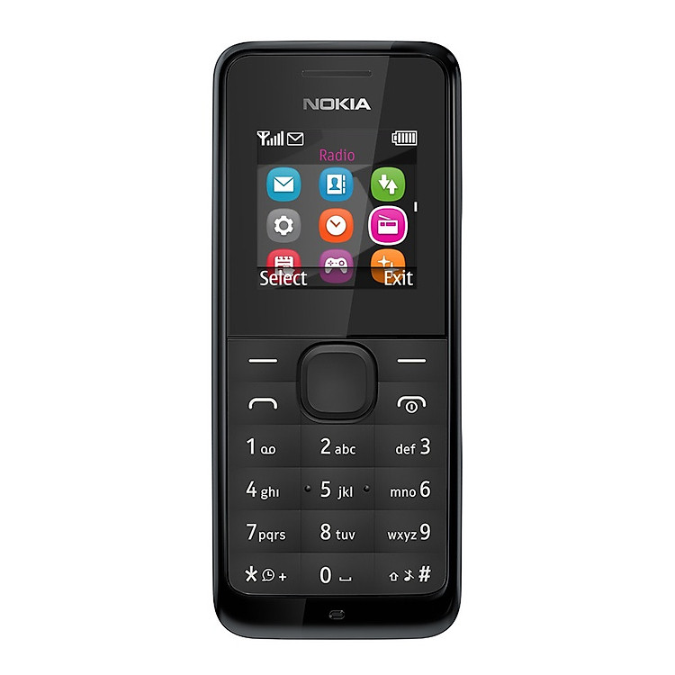 Điện Thoại Nokia 105 Zin 2016 2 Sim,chưa Kèm Pin Sạc