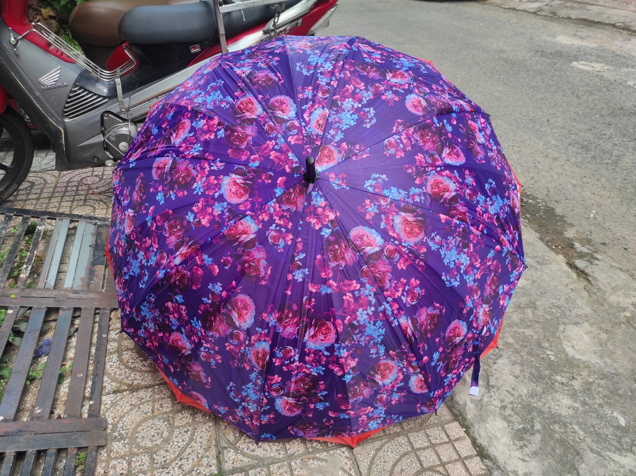 Dù Bấm Xếp 2 Chiều 118X95Cm