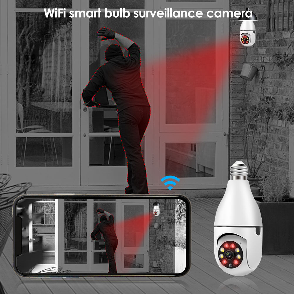 Camera Yoosee Bóng Đèn Thế Hệ Mới 8 Led 5.0Mp