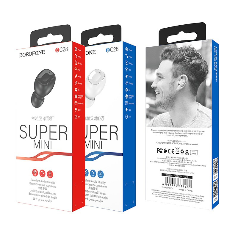Tai Nghe Một Bên Bluetooth Borofone Bc28 5.0