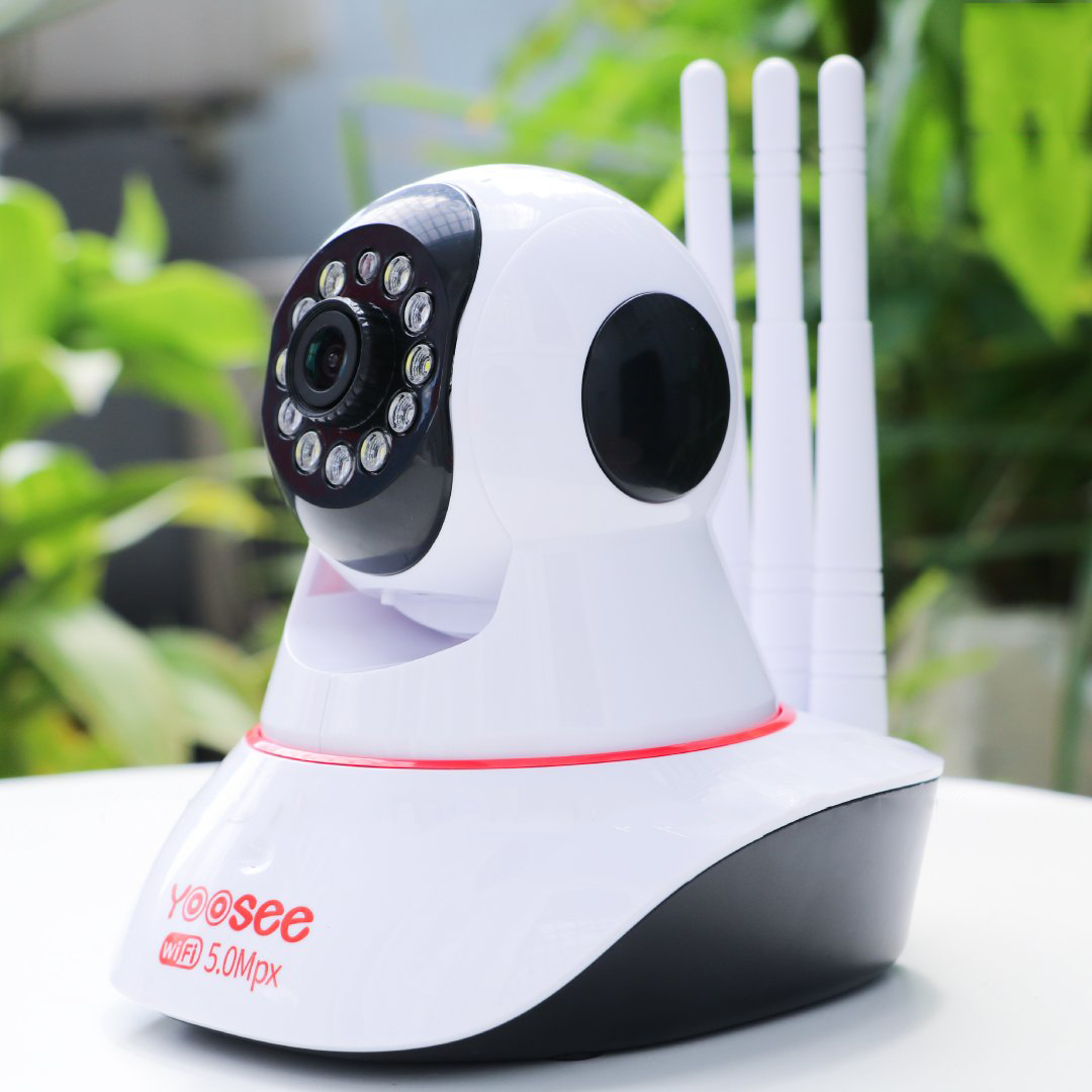 Camera Yoosee 3 Râu 5.0Mpx Siêu Nét Full Hd Hồng Ngoại Quay Đêm Có Màu
