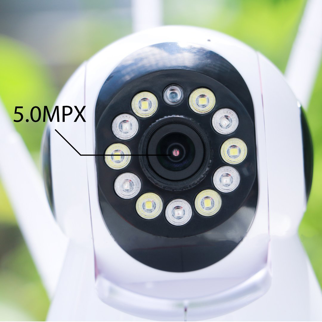 Camera Yoosee 3 Râu 5.0Mpx Siêu Nét Full Hd Hồng Ngoại Quay Đêm Có Màu