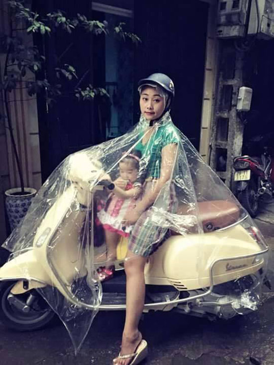 Áo Mưa TRONG SUỐT 1 Đầu