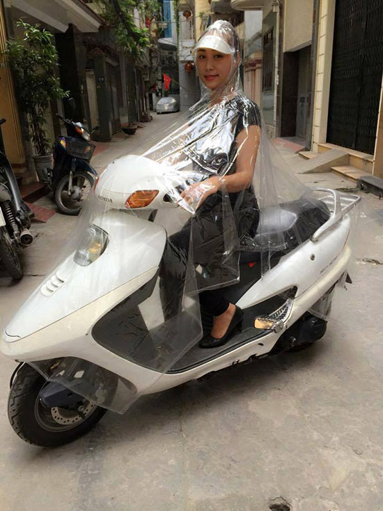 Áo Mưa TRONG SUỐT 1 Đầu