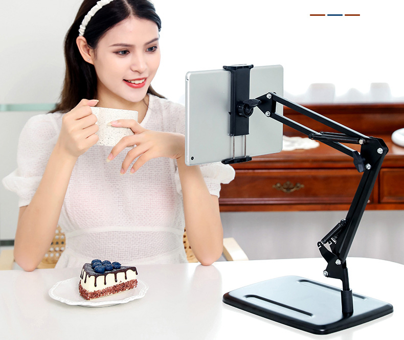 Giá Đỡ Kẹp Ipad Khớp Nâng Xoay 360 Độ Đa Năng