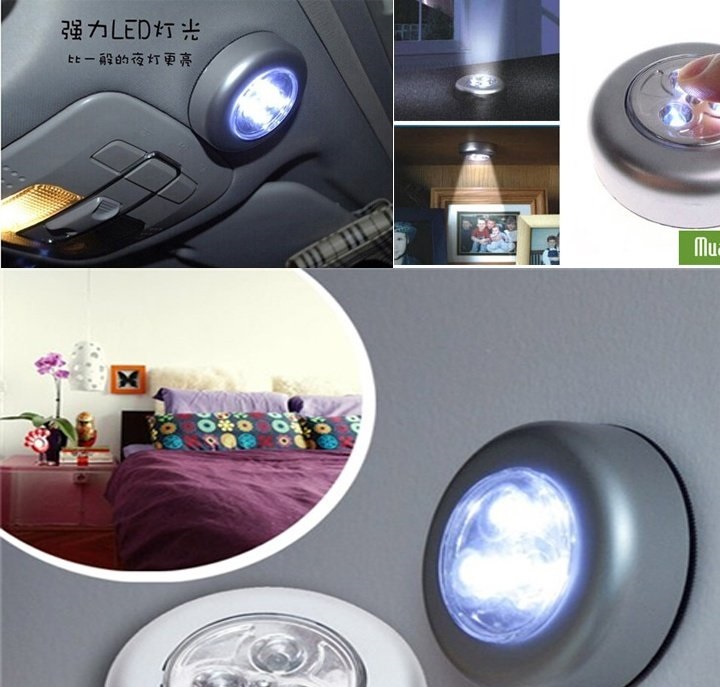 Đèn Led Dán Tường 3 Bóng Siêu Sáng Đèn Led Dán Tường 3 Bóng Siêu Sáng