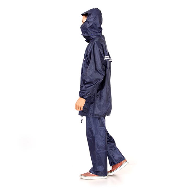 Bộ Quần Áo Đi Mưa Vải Dù Siêu Bền Size 2Xl