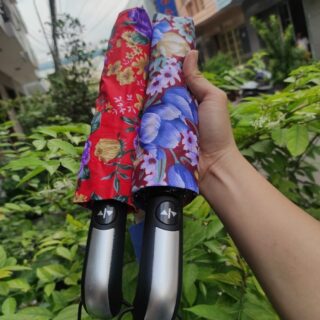 Dù Bấm Xếp 2 Chiều Tự Động Hình Hoa Size Lớn 105cm