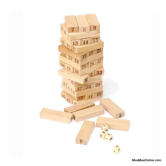 Bộ Trò Chơi Rút Gỗ 48 Thanh Wood Toy