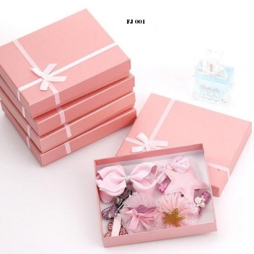 Hộp 10 Phụ Kiện Kẹp Tóc Băng Đô Cho Bé Gái Nhiều Màu Sắc