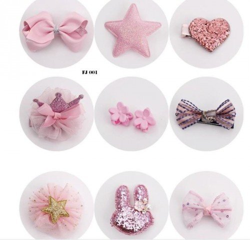 Set 10 Kẹp Tóc Băng Đô Cho Bé Gái