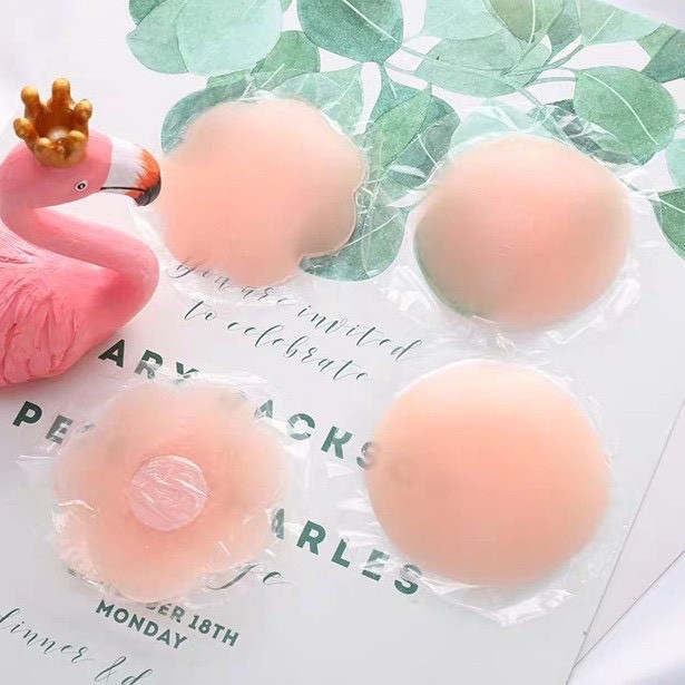 Combo 4 Cặp Dán Ngực Hộp Thiếc Nipple Silicone