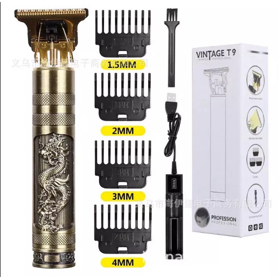 Máy Cạo Râu Tông Đơ T9 Kèm Pin Và Sạc