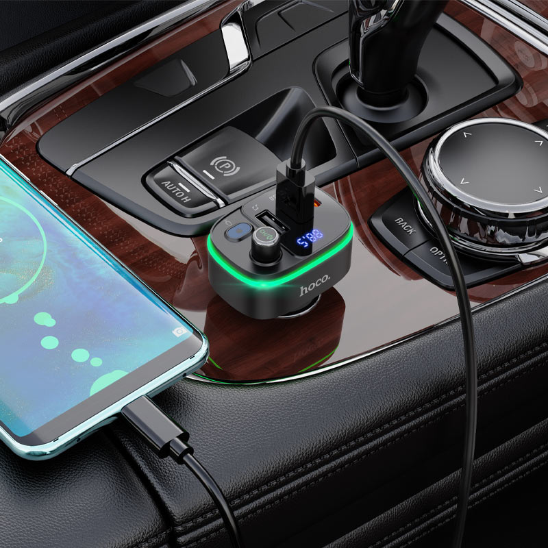 Tẩu Sạc Nhanh E62 Pd20W+Qc3.0 Kiêm Tai Bluetooth Đài Fm