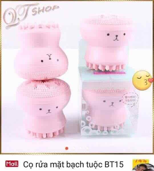 Cọ Rửa Mặt Và Masage Bạch Tuộc Cao Cấp Cọ Rửa Mặt Và Masage Bạch Tuộc Cao Cấp