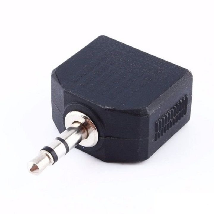 Đầu Chia Jack Tai Nghe, Loa Chuẩn 3.5 Từ 1 Ra 2 Cao Cấp