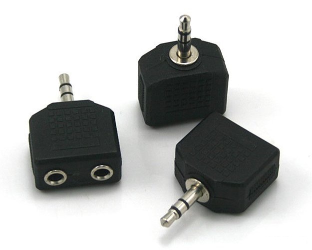 Đầu Chia Jack Tai Nghe, Loa Chuẩn 3.5 Từ 1 Ra 2 Cao Cấp