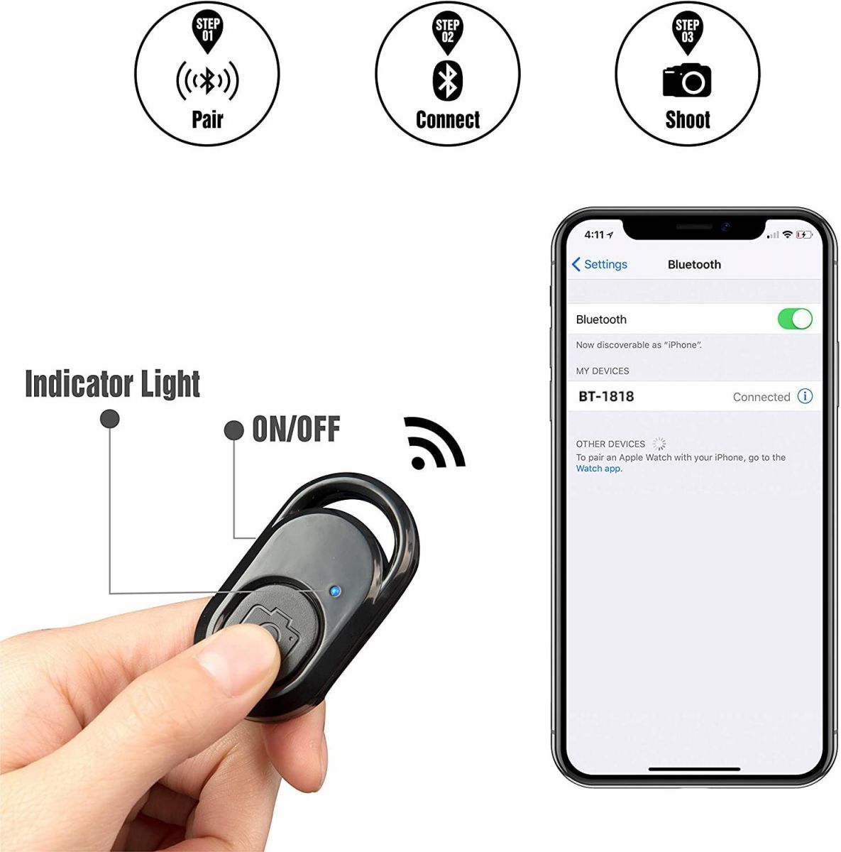 Giá Đỡ Điện Thoại 160Cm Kèm Bluetooth
