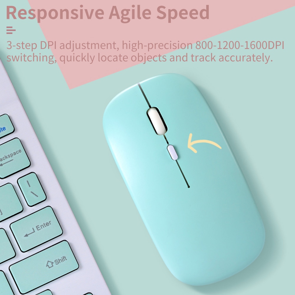 Combo Phím Chuột Mini Bluetooth Combo Phím Chuột Mini Bluetooth