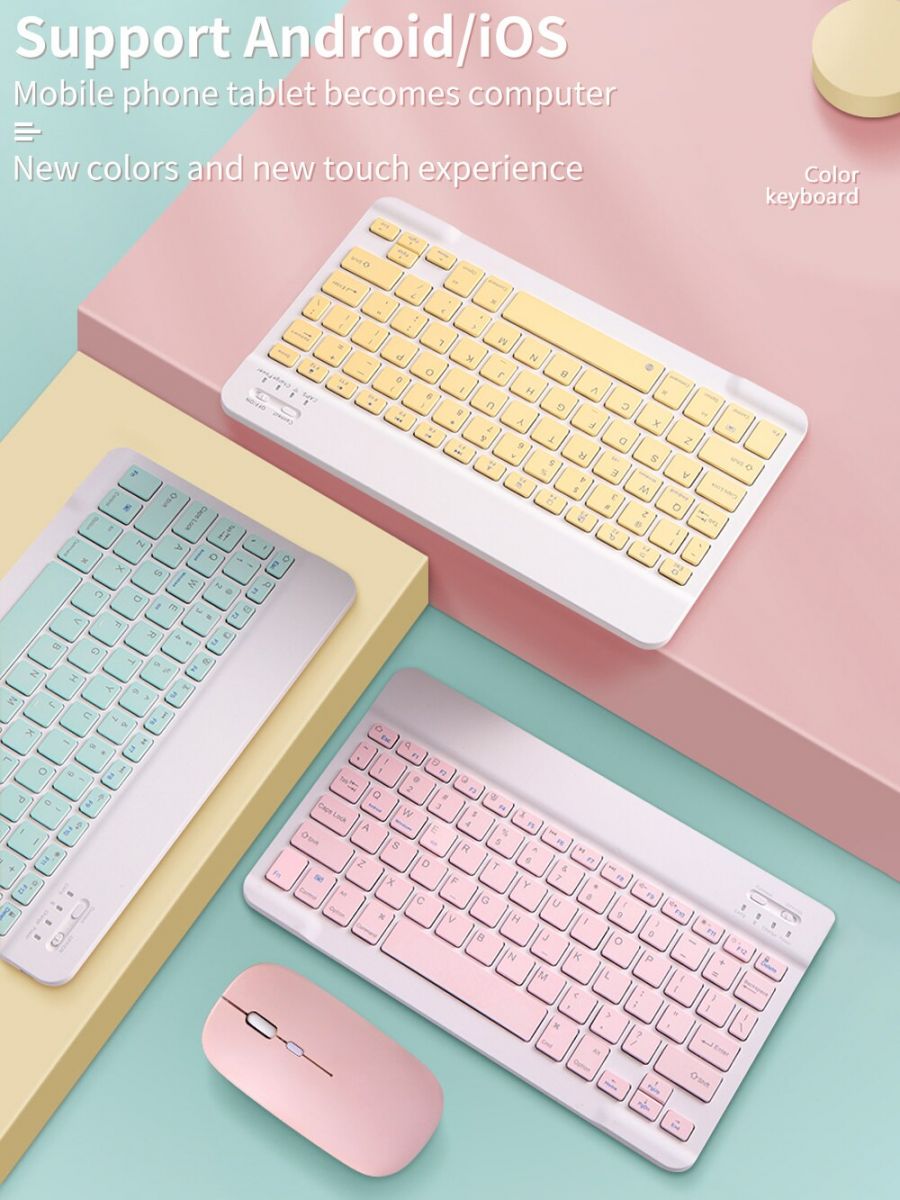 Combo Phím Chuột Mini Bluetooth Combo Phím Chuột Mini Bluetooth