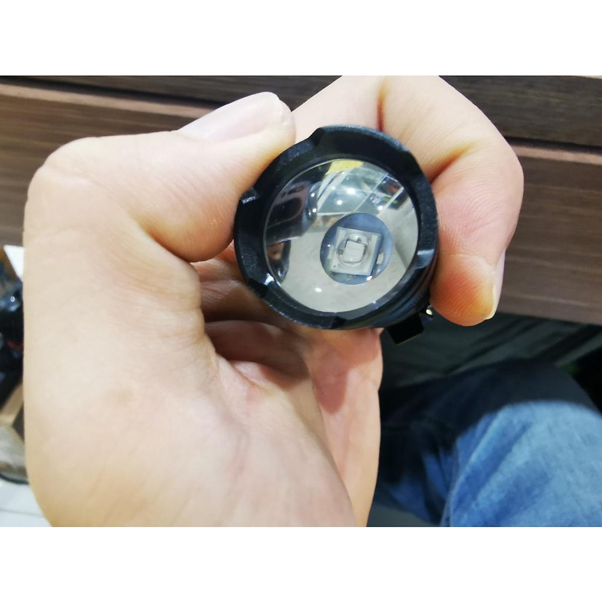 Đèn Uv Led Q5 Bước Sóng 365Nm Soi Đá ,soi Tiền ,soi Cavet Xe ,sấy Keo Uv, Kèm Pin