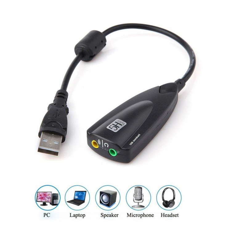 USB 7.1 SOUND CARD 5HV2