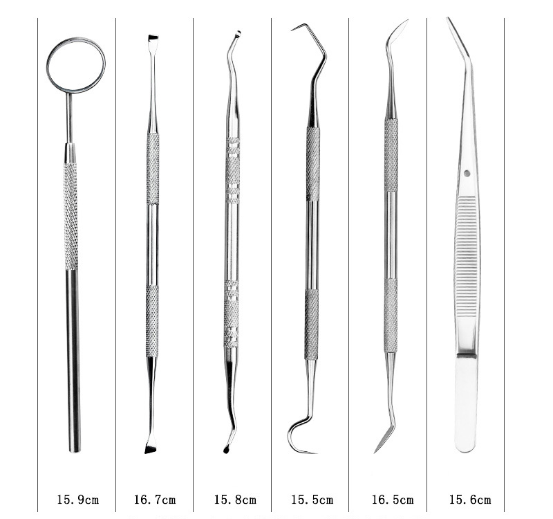 Bộ Dụng Cụ 6 Món Làm Sạch Răng Miệng Bộ Dụng Cụ 6 Món Làm Sạch Răng Miệng
