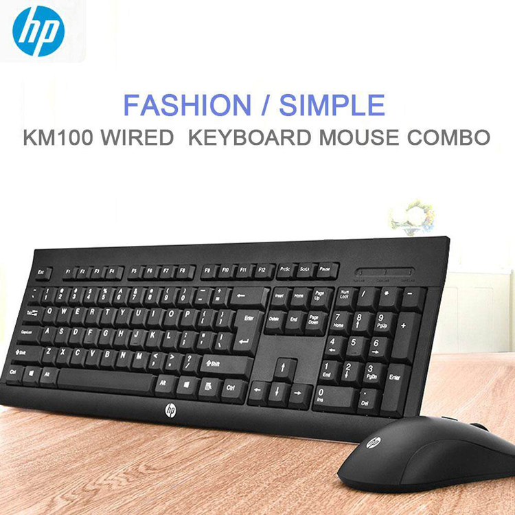 Combo Bàn Phím Và Chuột Hp Km-100 Combo Bàn Phím Và Chuột Hp Km-100