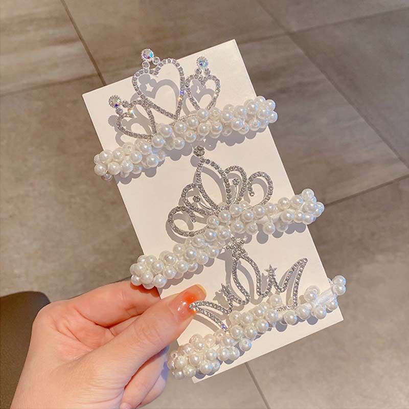 Dây Cột Tóc Đính Hạt Vương Miệng Dây Cột Tóc Đính Hạt Vương Miệng