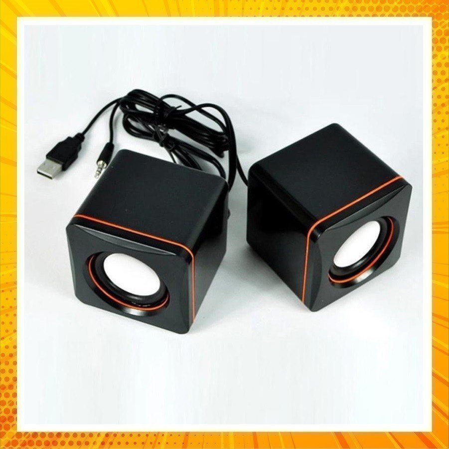 Loa Vi Tính Nghe Nhạc Xí Ngầu Mini 2.0 Nhỏ Gọn Tiện Lợi