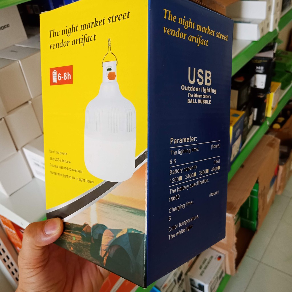 Đèn Tích Điện 100W Pin Sạc