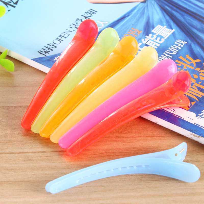 Combo 10 Kẹp Tóc Mỏ Vịt Nhựa Trơn