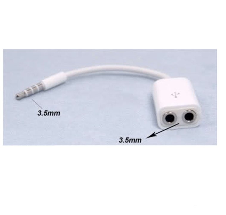 Cáp Chia Cổng Tai Nghe, Loa 3.5Mm Từ 1 Ra 2 Cao Cấp