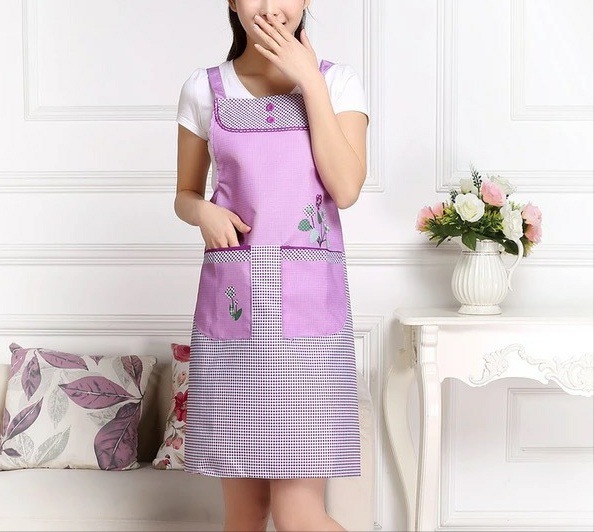 Tạp Dề Nhà Bếp Mẫu Mới Hình Ca Rô