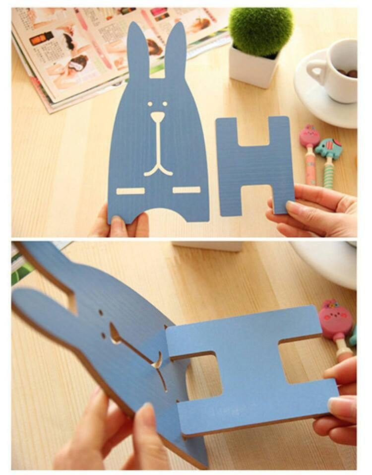 Giá Đỡ Điện Thoại Bằng Gỗ Hình Thỏ