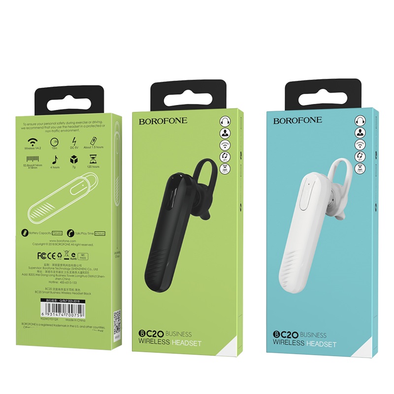 Tai Nghe Một Bên Bluetooth Borofone Bc20 4.2