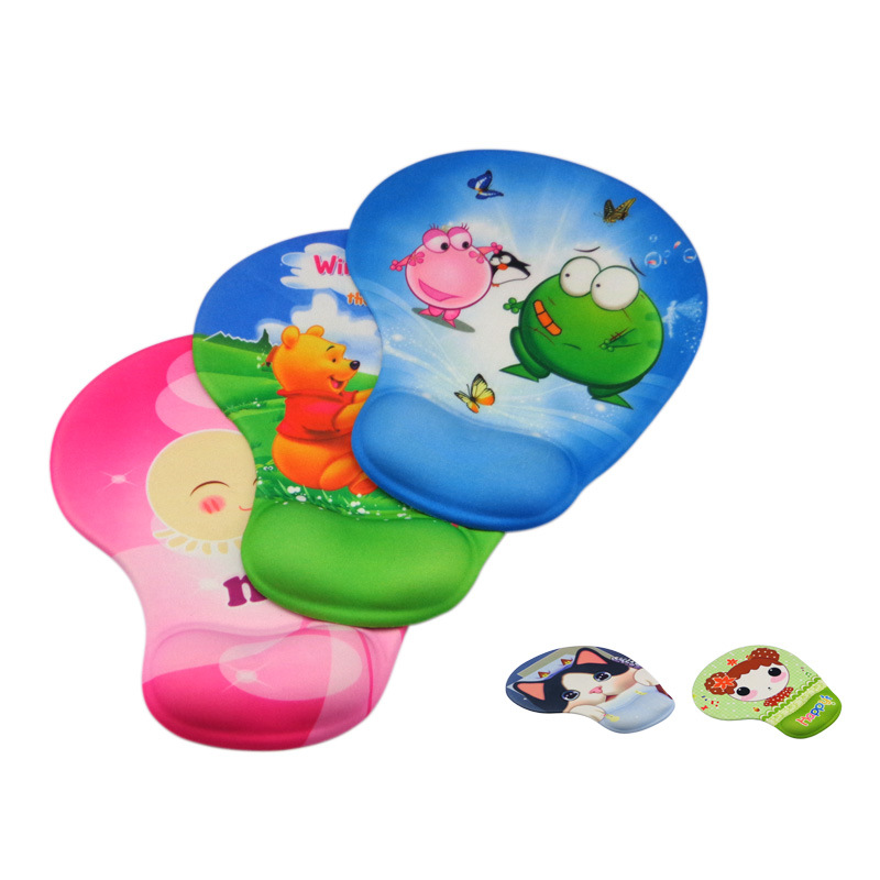 Pad Lót Chuột Có Đệm Đỡ Cổ Tay Hình Thú