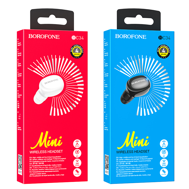 Tai Nghe Một Bên Bluetooth Borofone Bc34 5.0