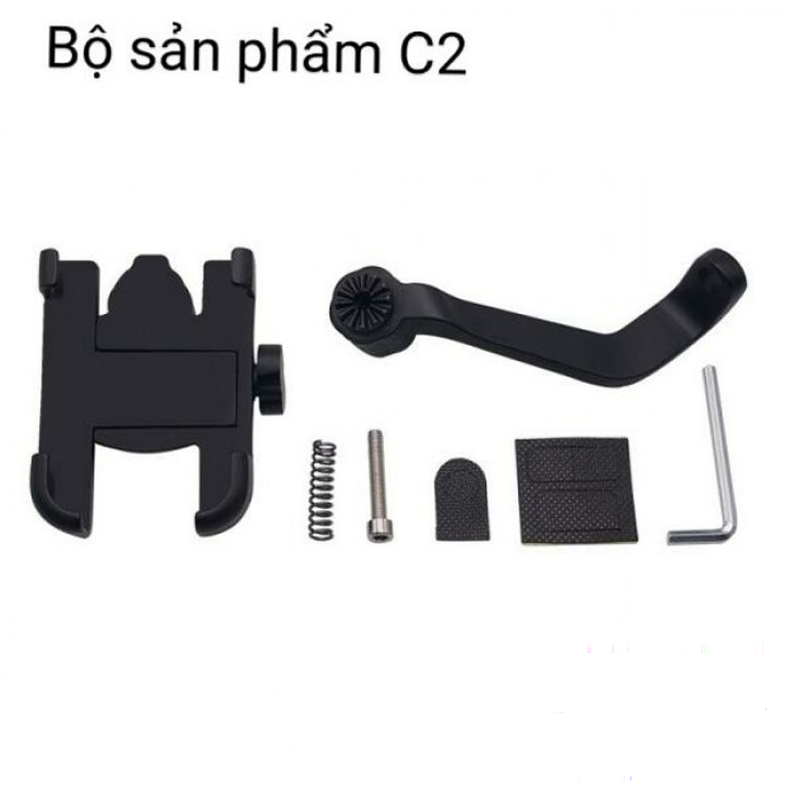 Kẹp Xe Máy Inox 4 Cạnh C2