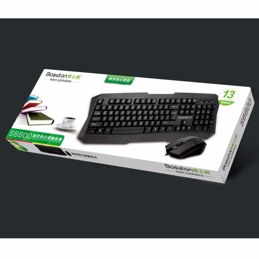 Bộ Chuột Và Bàn Phím Có Dây BOSSTON S6600 Bộ Chuột Và Bàn Phím Có Dây BOSSTON S6600