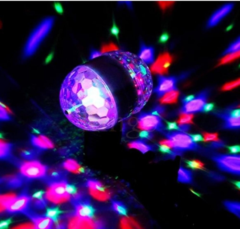 Bóng Đèn Led Đôi Xoay 360 Độ 7 Màu Vũ Trường Cực Đẹp Bóng Đèn Led Đôi Xoay 360 Độ 7 Màu Vũ Trường Cực Đẹp