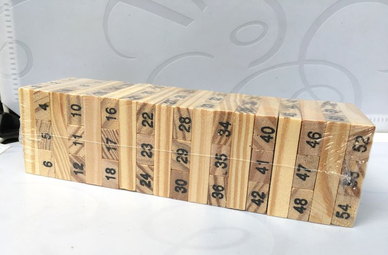 Bộ Trò Chơi Rút Gỗ 54 Thanh Wiss Toy