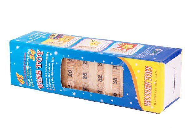 Bộ Trò Chơi Rút Gỗ 54 Thanh Wiss Toy