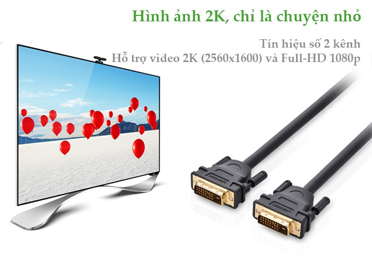 CÁP 2 ĐẦU DVI 1.5 M CÁP 2 ĐẦU DVI 1.5 M