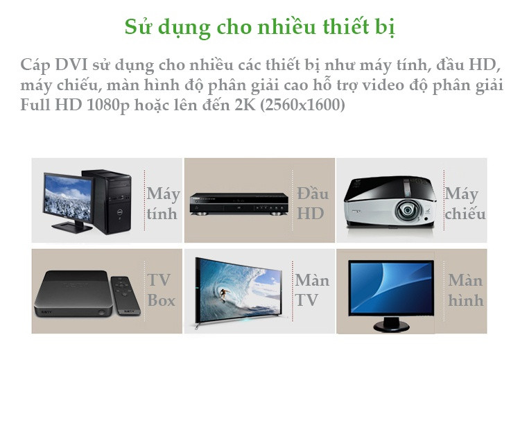 CÁP 2 ĐẦU DVI 1.5 M CÁP 2 ĐẦU DVI 1.5 M