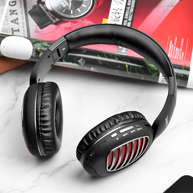 Tai Nghe Trùm Tai Bluetooth Hoco Có Mic W23