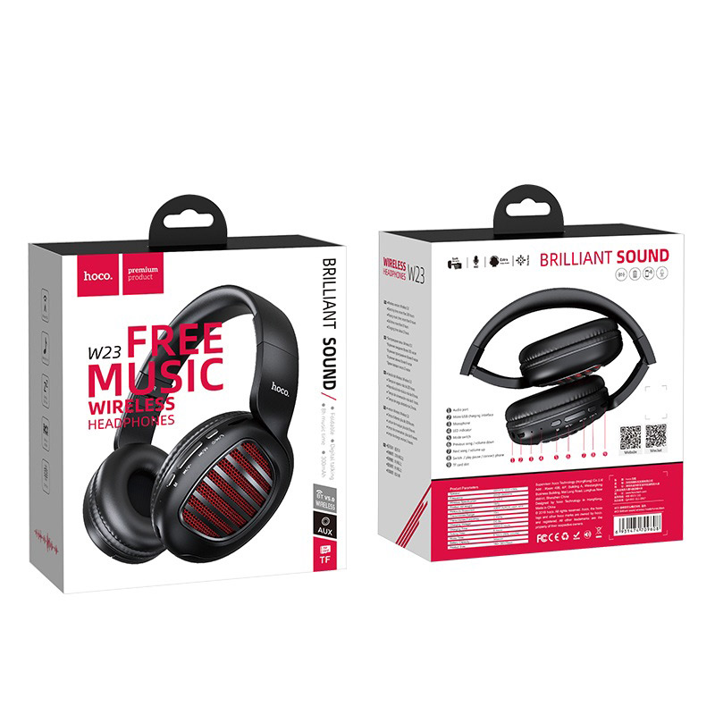 Tai Nghe Trùm Tai Bluetooth Hoco Có Mic W23