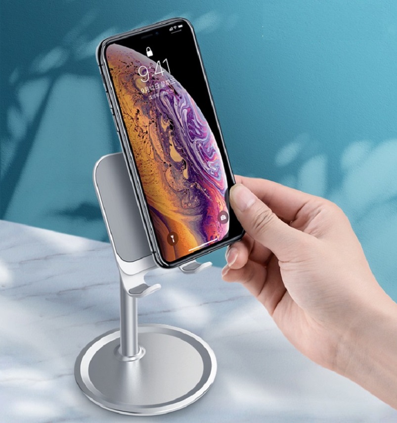 Giá Đỡ Đựng Điện Thoai Hoắc Ipad Kim Loại 16X10Cm