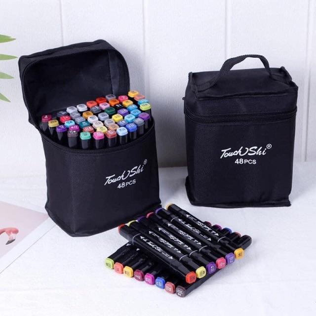 Combo 48 Bút Dạ Quang 2 Đầu Kèm Túi Đựng Combo 48 Bút Dạ Quang 2 Đầu Kèm Túi Đựng