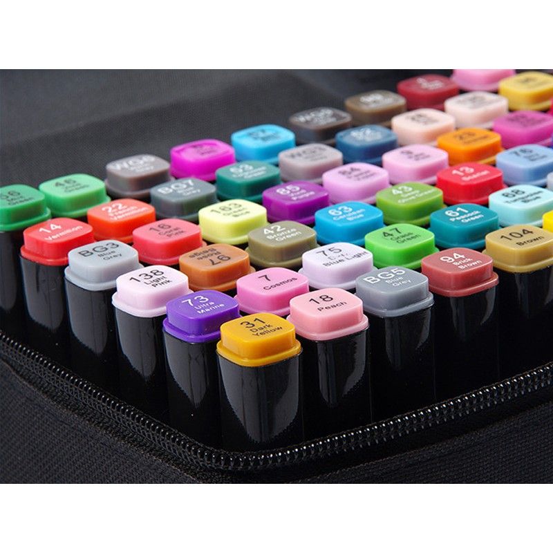 Bộ 48 Bút Dạ Quang Kèm Túi Bộ 48 Bút Dạ Quang Kèm Túi